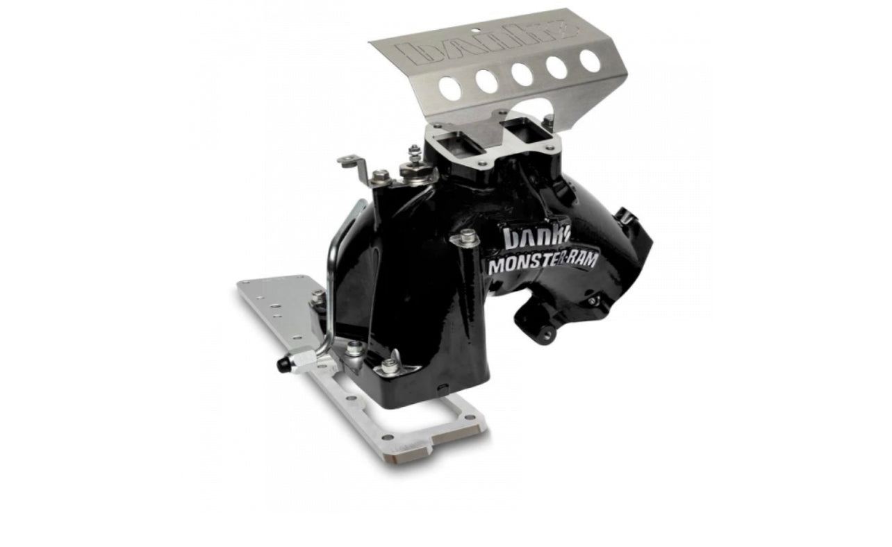 BANKS MONSTER-RAM INTAKE WITH HEATER GRID & BILLET INTAKE PLATE 19-23 Cummins